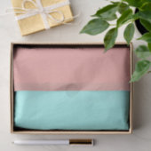 Koraal en Turquoise Tissuepapier (Geschenk)