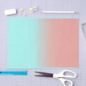 Koraal en Turquoise Tissuepapier (Craft)