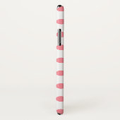 Koraal- en witte polkadots Case-Mate iPhone case (Achterkant / rechts)