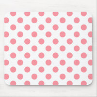 Koraal- en witte polkadots