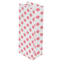 Koraal- en witte polkadots