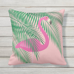 Koraal Flamingo Pillow - Outdoor Buitenkussen