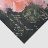 Koraal Geranium Bloem Decoupage Tissuepapier (Detail)