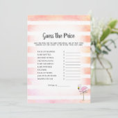 Koraal gestreept Flamingo raadt het prijsschoeisel Kaart (Staand voorkant)