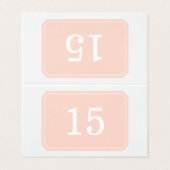 Koraal gewoon elegant vouwtafel Kaart (Buitenkant ongevouwen)