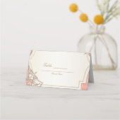 Koraal Goud Marokkaanse Arabische Nachten Tafelnum (Achterkant)