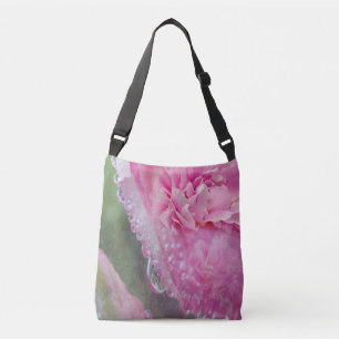 Koraal, gras en pony-roze Blooms Crossbody Bag Tas
