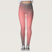 Koraal grijs maanlicht ombre effect leggings (Voorkant)