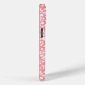 Koraal Leopard Print Patroon Case-Mate iPhone Case (Achterkant / Rechts)