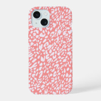 Koraal Luipaard Print Patroon