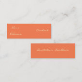 koraal mini visitekaartje (Voorkant / Achterkant)