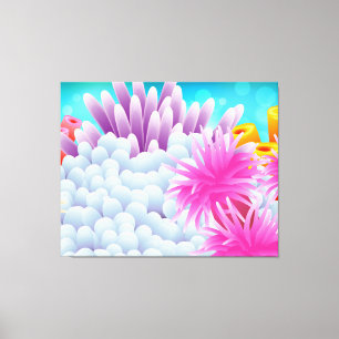 Koraal Oceaan Canvas Afdruk