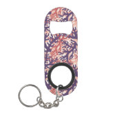Koraal Overlap Paars Rood Peach Sleutelhanger Flessenopener (Voorkant)