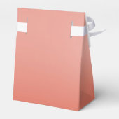 Koraal Peach Dipped Chique Elegant Custom Party Fa Bedankdoosjes (Achterkant)