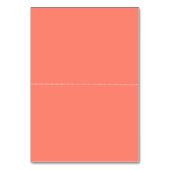 Koraal Perzik Bloemen bruiloft escort kaart (Achterkant)