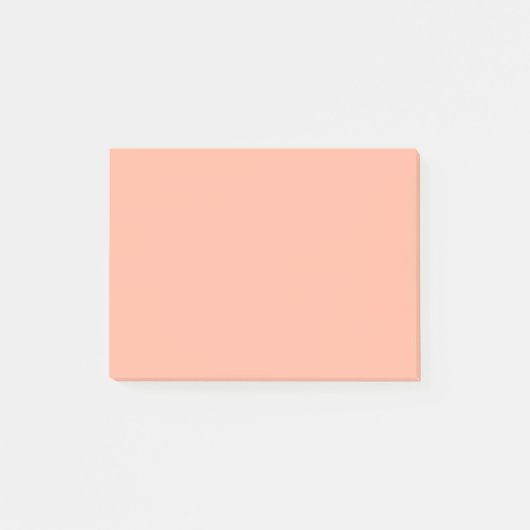 Koraal Perzik Effen Kleur Post-it® Notes (Voorkant)