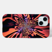 Koraal Plasma Burst Fractale Kunst Case-Mate iPhone Case (Achterkant (horizontaal))