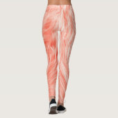 Koraal pluizig bont: 2019 trend. leggings (Achterkant)