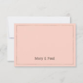 Koraal roos gouden gradiënt glitter Save The Date (Achterkant)