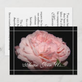 Koraal Roos II Uitnodigingen tot hernieuwing van d (Voorkant / Achterkant)