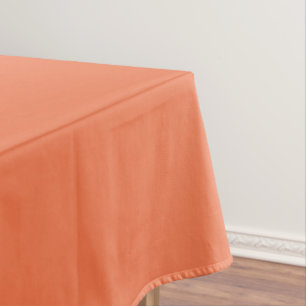 Koraal Roos Oranje Solid Color Print Tafelkleed
