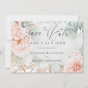 Koraal Roos Waterverf Floral