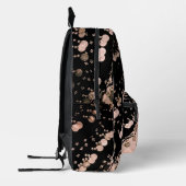 Koraal Roze Faux Munt Gypsy Sjaal Monogram Bedrukte Rugzak (Links)