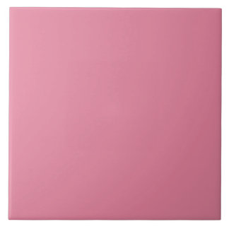 Koraal Roze Keramische Tegel. Tegeltje