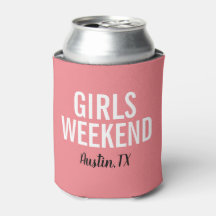 Koraal Roze Meidenweekend Blikkoeler