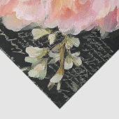 Koraal Roze Pioenbloem Decoupage Tissuepapier (Detail)