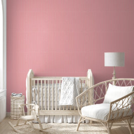 Koraal Roze Witte Strepen Zalm Wallpaper Behang