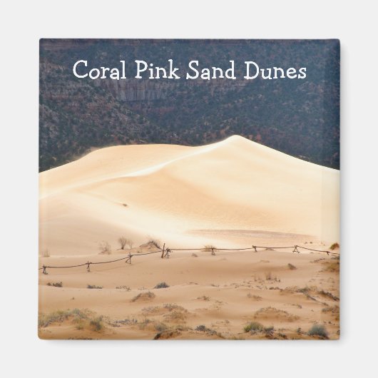 Koraal Roze Zandduinen Magneet (Voorkant)