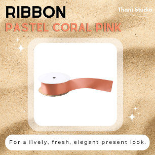 Koraal Roze Zomer Eenvoudig Gewoon Modern Elegant Lint