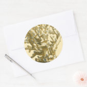 Koraal van het Zee Ronde Sticker (Envelop)