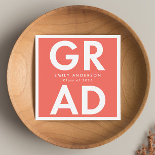 Koraal Vet Afstudeerder Afstuderen Servet