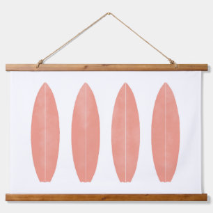 Koraal Waterverf Surfplanken Keurzurierdecor Hangend Wandkleed