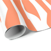 Koraal Zebra afdrukken Cadeaupapier (Rol Hoek)
