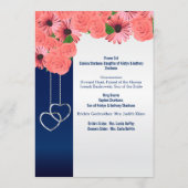 Koraalbloemen en Navy Blue - Programma (Achterkant)