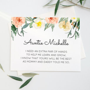 Koraalbloemen zullen mijn god zijn kaart