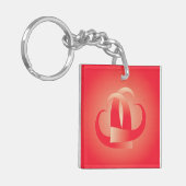 koraalharten knuffelen sleutelhanger (Voorkant Links)