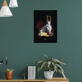 KORAALHERT van Alexandra Dikaia Poster