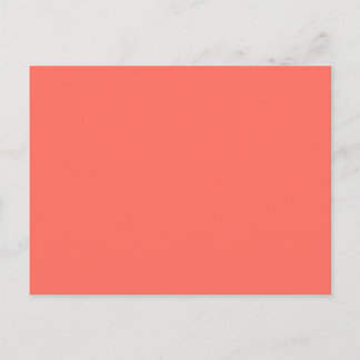 Koraalhexacode FF6F61 Briefkaart