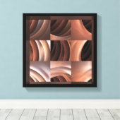 Koraalkrommen Canvas Afdruk (Insitu (Houten vloer))