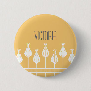 Koraalkunst Deco Floral Button