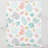 Koraalontwerpbrochure - dingen om te doen.... flyer (Achterkant)