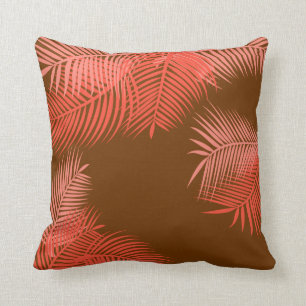 Koraalpalmbladeren Kussen