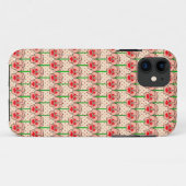 Koraalpansies - patroon met omtrekpapier Case-Mate iPhone case (Achterkant (horizontaal))