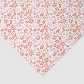 koraalpervlakken Tropische lentevloeren Tissuepapier (Detail)