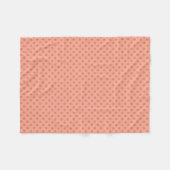 Koraalretro Fleece Deken (Voorkant (Horizontaal))