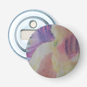 Koraalrif Abstracte kunst flesopener Button Flesopener